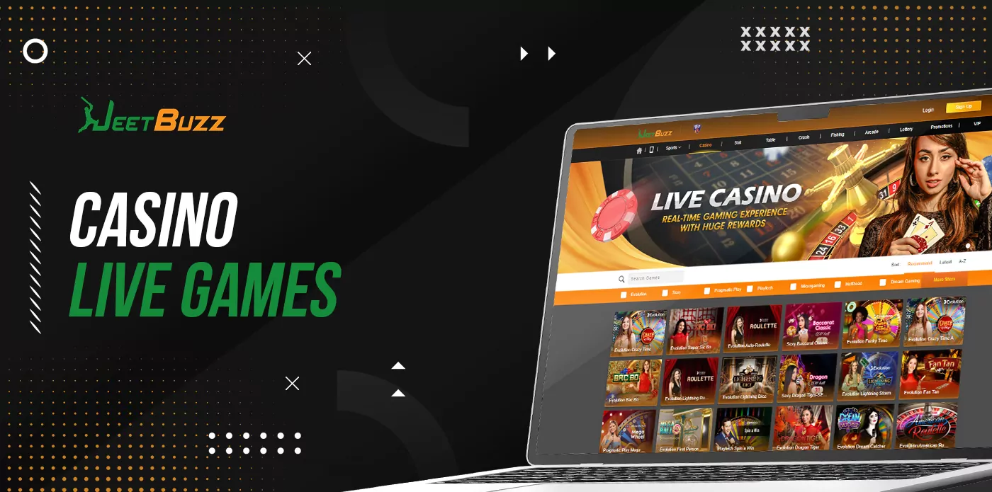 GK333 Live Casino & Slot Games: Complete Guide to Best Casino Games & Demo Account 1 Live casino games available on Jeetbuzz Bangladesh